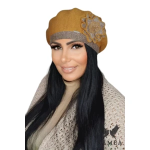 Dámský baret Kamea Kamea_Beret_K.22.011.25_Honey