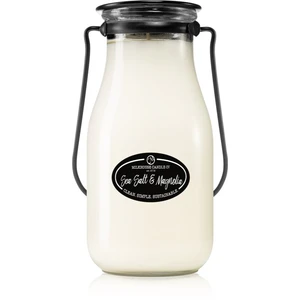 Milkhouse Candle Co. Creamery Sea Salt & Magnolia vonná sviečka Milkbottle 396 g