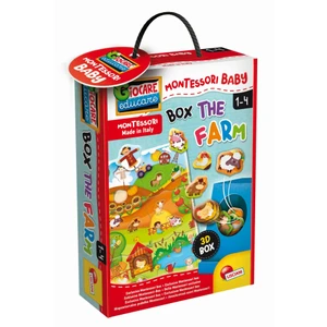 Liscianigiochi Montessori baby box vkladačka farma