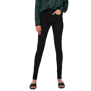 Jacqueline de Yong Dámské džíny JDYMOLLY Skinny Fit 15275629 Black Denim XL/30