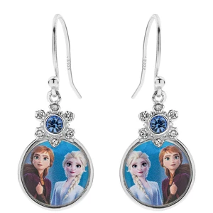 Disney Pôvabné visiace náušnice Anna a Elsa Frozen ES00018SRML.CS