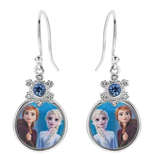 Disney Pôvabné visiace náušnice Anna a Elsa Frozen ES00018SRML.CS