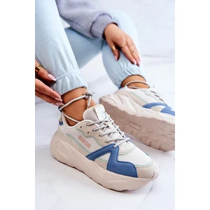 Big Star Women's Light Sport Shoes - beige/blue