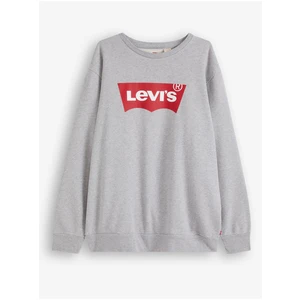 Levi's Světle šedá pánská žíhaná mikina Levi's® - Pánské