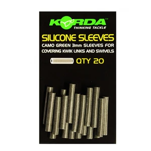 Korda silikonový prevlek silicone sleeves weedy green 20 ks