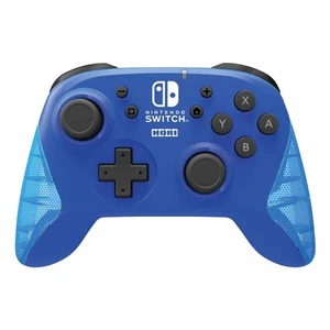 HORI Horipad vezeték nélküli tölthető vezérlő Nintendo Switch konzolhoz, kék
