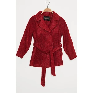 Z8000 DEWBERRY GIRL CHILDREN's COAT-BURGUNDY