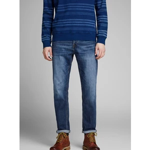 Jack&Jones Pánské džíny Straigt Fit JJIMIKE JJORIGINAL 12148874 Blue Denim 32/32