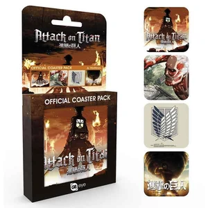 Attack on Titan poháralátét (4-Pack)