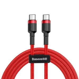 Kábel Baseus Cafule USB-C/USB-C, PD 2.0 60W, 2m červený (Catklf-H09...