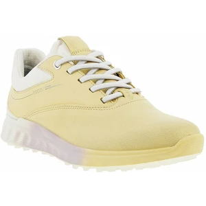 Ecco S-Three Womens Golf Shoes Straw/White/Bright White 39