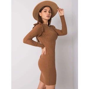 Caramel dress Och Bella cjok0298. R41