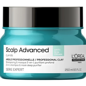 L’Oréal Professionnel Serie Expert Scalp Advanced šampon a maska 2 v 1 pro mastné vlasy a vlasovou pokožku 250 ml