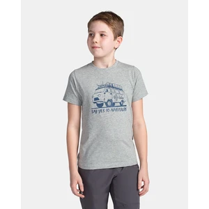 Boys' T-shirt KILPI SALO-JB Light gray