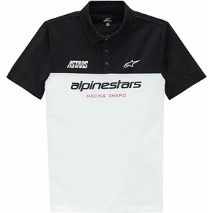 Alpinestars Paddock Polo White/Black S Camiseta de manga corta