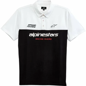 Alpinestars Paddock Polo Black/White XL Camiseta de manga corta