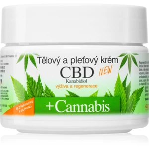 Bione Cosmetics Cannabis CBD výživný krém na tvár a telo s CBD 260 ml