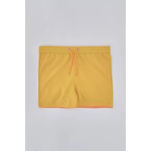 Dagi Yellow - Orange Micro Short Straight Shorts