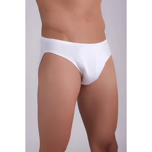 Dagi Men's White Combed Cotton Thin Slip Briefs, 2-pack.