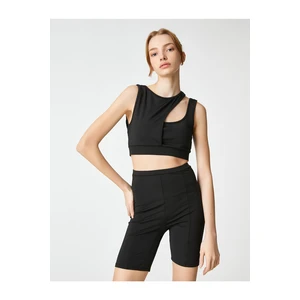 Koton Sports Bra with Window Detail, Non-wired.