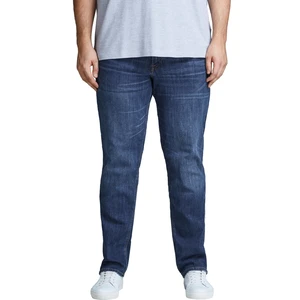 Jack&Jones PLUS Pánské džíny Slim Fit JJITIM JJORIGINAL 12153646 Blue Denim 40/32