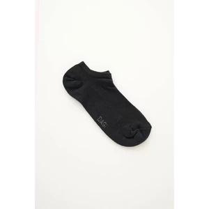 Dagi Black Men's Short Cotton Crewneck Socks