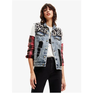 Blue denim vest Desigual Filadelfia - Ladies