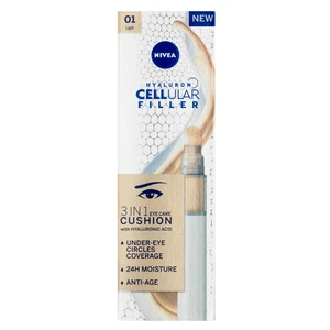 Nivea Hyaluron Cellular Filler tónovací oční krém v houbičce odstín 01 Light 4 ml