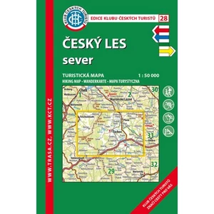 KČT 28 Český les - Sever 1:50T / turistická mapa