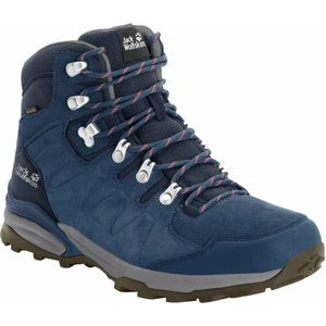 Jack Wolfskin Dámske outdoorové topánky Refugio Texapore Mid W Dark Blue/Grey 39