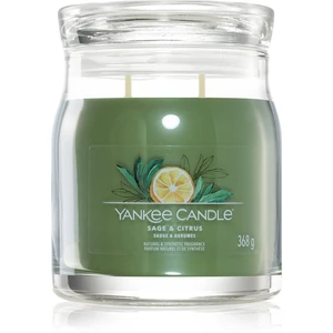 Yankee Candle Sage & Citrus vonná svíčka Signature 368 g
