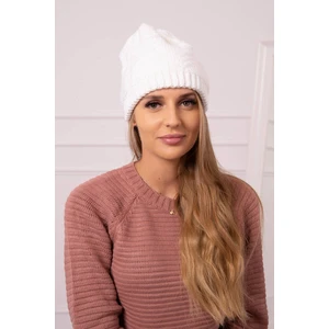 Ladies beanie Lorena K377 white