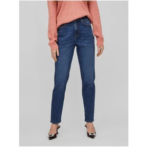 Dark Blue Women Mom Jeans VILA Naomi - Women