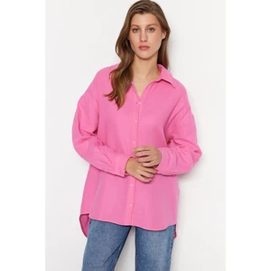 Trendyol Pink Woven Shirt