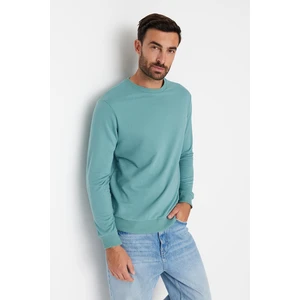 Trendyol Sweatshirt - Green - Regular fit