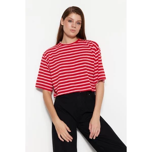 Trendyol T-Shirt - Red - Relaxed fit