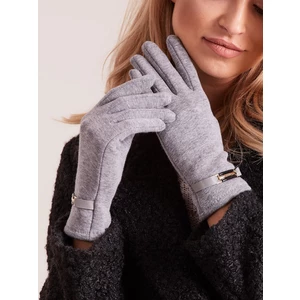 Classic gray women's gloves