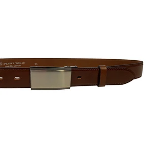 Penny Belts Pánsky kožený spoločenský opasok 35-020-4PS-48 Hnedý 105 cm