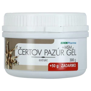 EDENPHARMA Čertov pazúr plus MSM gél 300 g + 50 g ZDARMA
