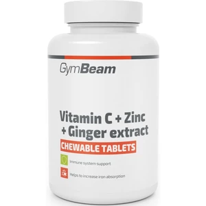 GymBeam Vitamin C + Zinc + Ginger Extract podpora imunity 90 ks