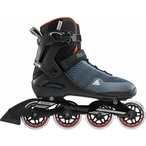 Rollerblade Sirio 80 Patine în linie Orion Blue/Spicy Orange 45,5