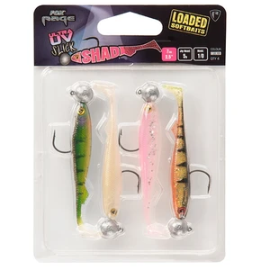 Fox rage gumová nástraha uv slick shad loaded - 7 cm 5 g
