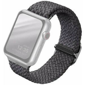 Remienok Uniq Aspen na Apple Watch 42/44/45mm (UNIQ-44MM-ASPGRY) sivý řemínek pro Apple Watch • materiál tkaný nylon • měkký a prodyšný • pro modely 4