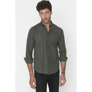 Trendyol Shirt - Green - Slim fit