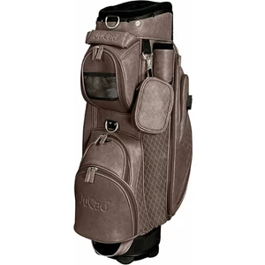 Jucad Style Dark Brown/Leather Optic Borsa da golf Cart Bag