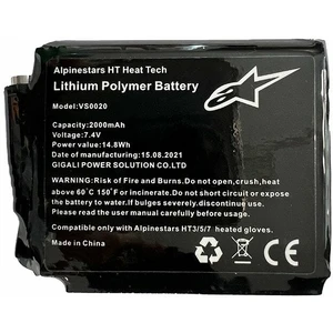 Alpinestars Battery For HT Heat Tech Gloves Black O singură mărime Mănuși de motocicletă