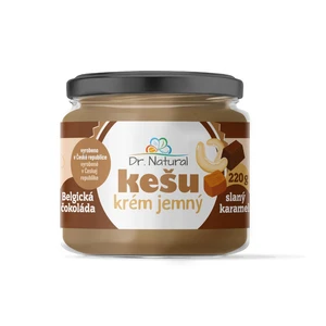 Dr. Natural Kešu krém belgická čokoláda slaný karamel 220 g