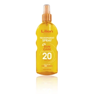 Lilien Ochranný sprej na opalování SPF 20 (Transparent Spray) 200 ml