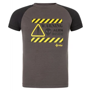 Bawełniany t-shirt chłopięcy Salo-jb ciemnoszary - Kilpi