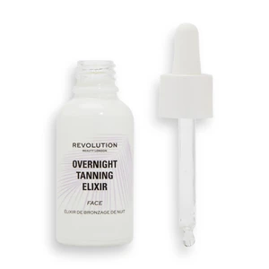 Makeup Revolution Beauty Tanning Overnight Elixir samoopaľovacie sérum na tvár na noc 30 ml